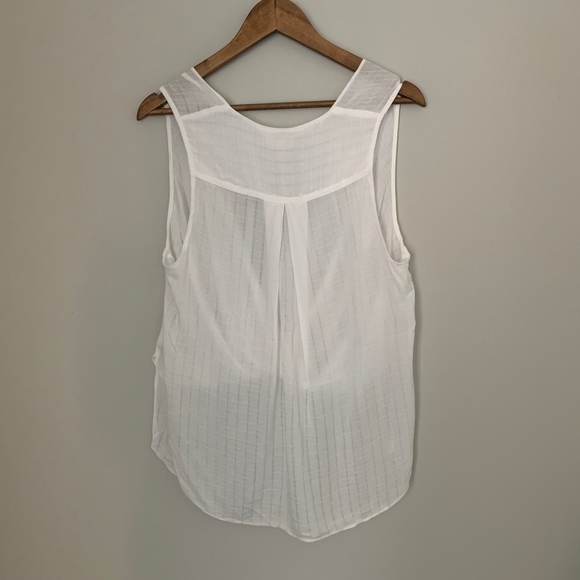 Silence + Noise Anthropologie Women's White Top - Picture 7 of 7